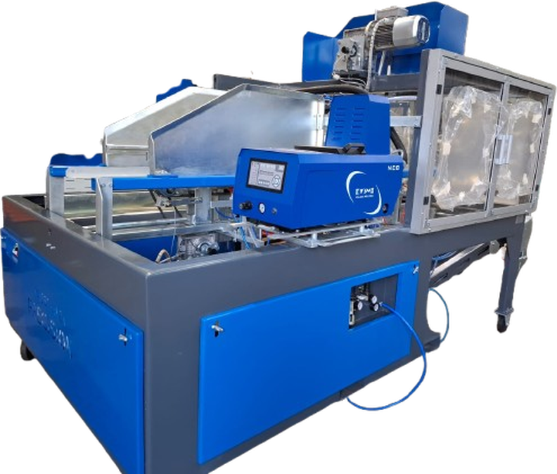 Máquina armadora de cajas ALPHA, vista en tres cuartos