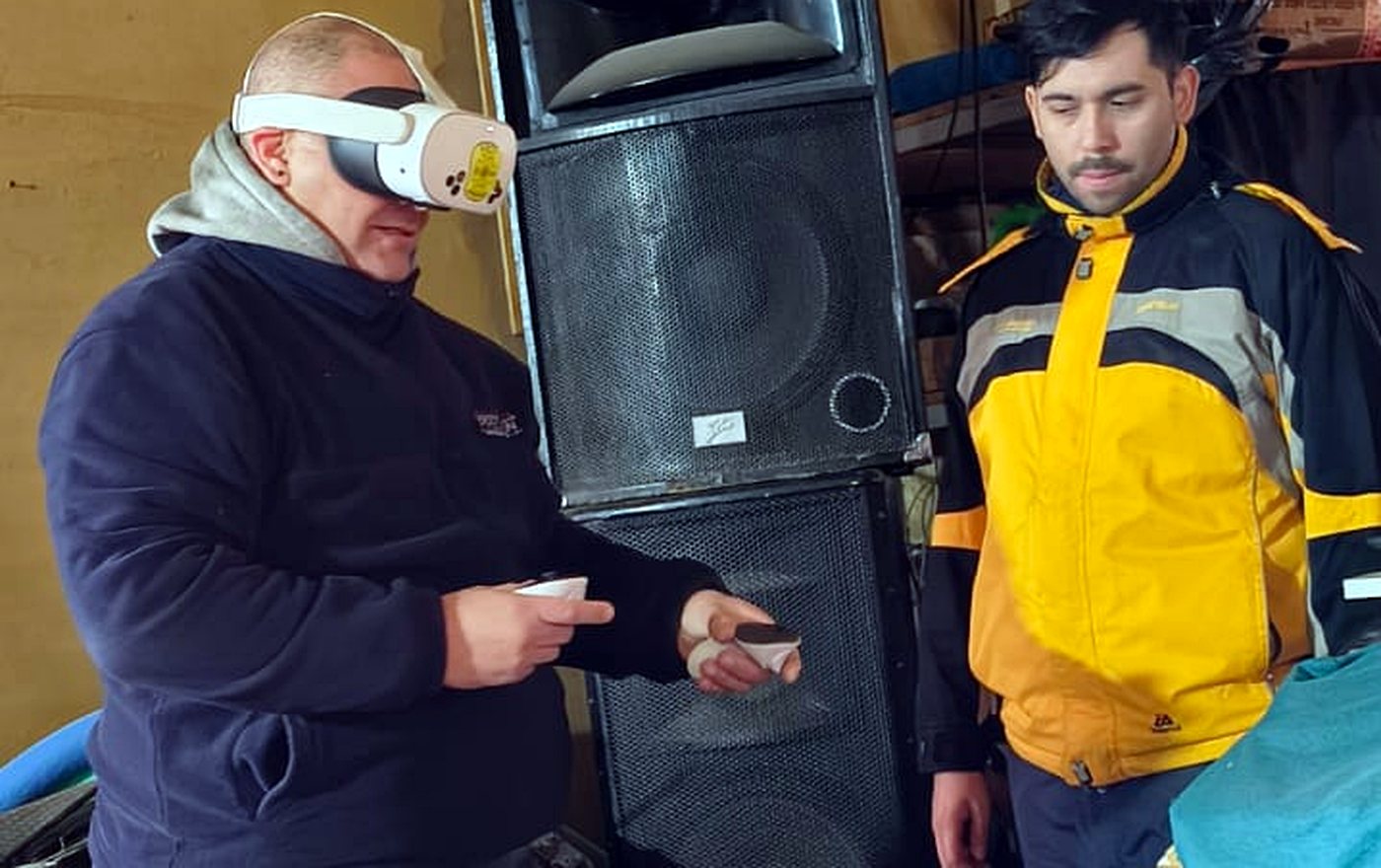 Capacitación con lentes de realidad virtual